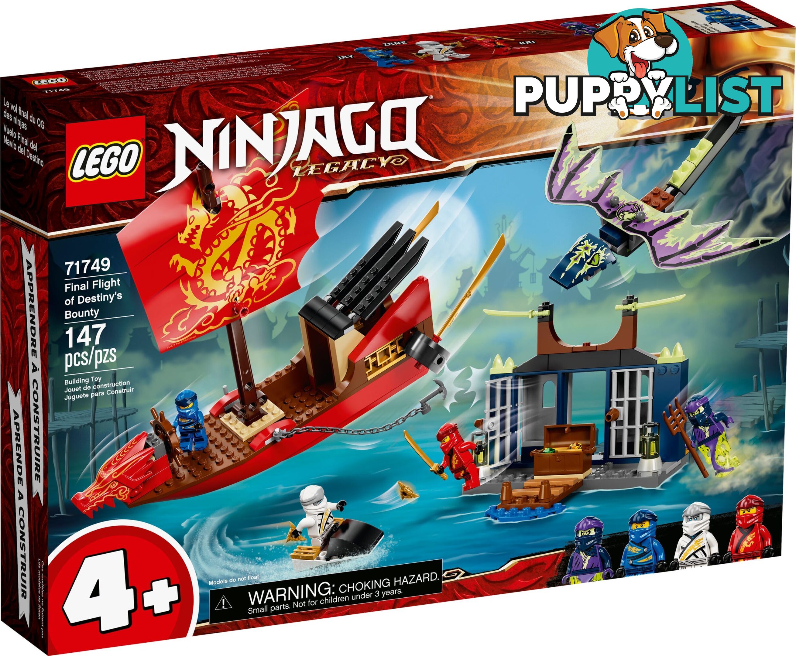 LEGO 71749 Final Flight of Destiny's Bounty - Ninjago 4+ - 5702016912708