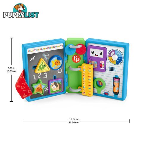 Fisher-Price Laugh & Learn 123 Schoolbook Electronic Notebook Infant Activity Toy - Magwt66 - 0887961946956