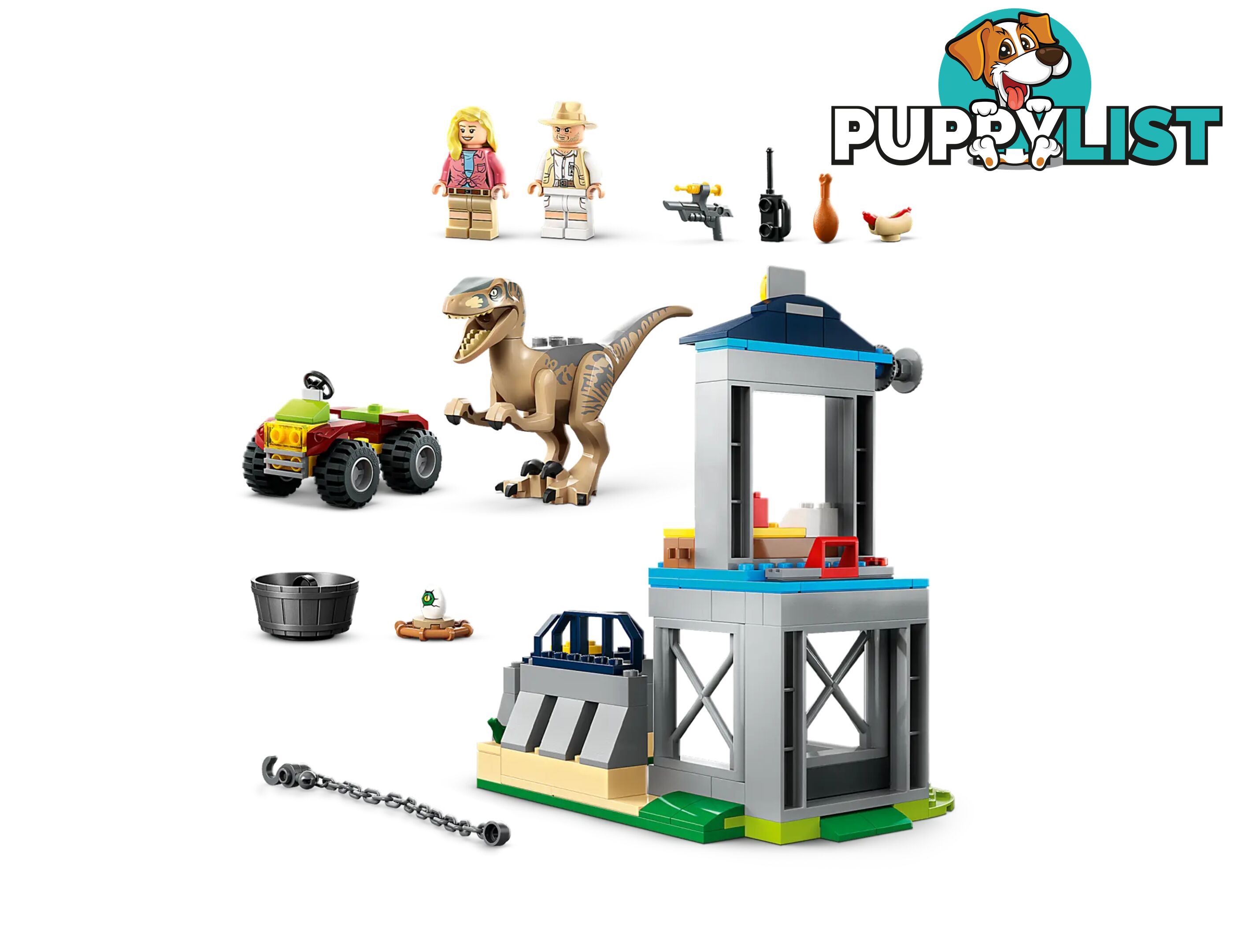 LEGO 76957 Velociraptor Escape - Jurassic World 4+ - 5702017421926