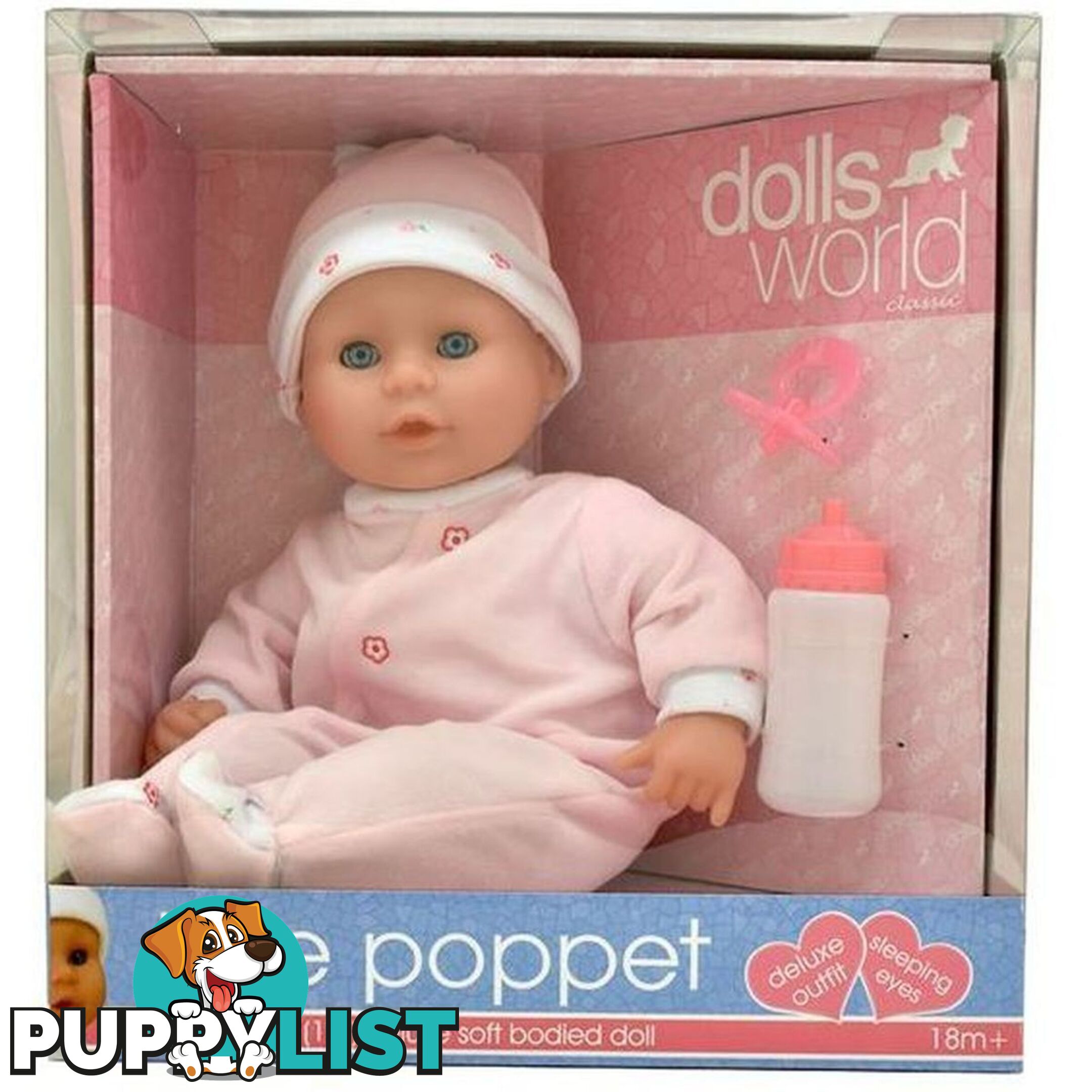 DollsWorld - Little Poppet 38cm Pink Art64390 - 5018621603062