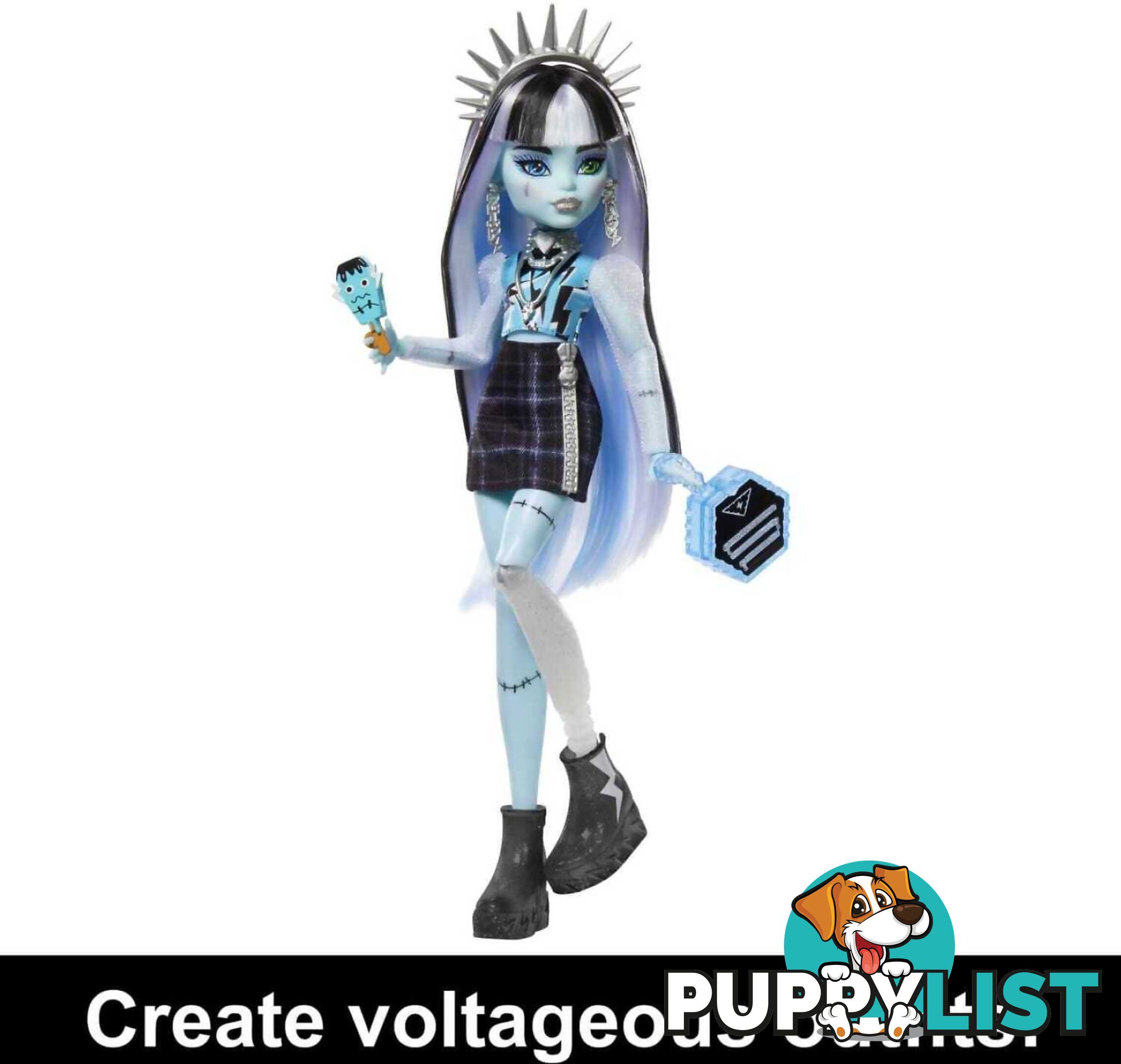 Monster High - Doll Frankie Stein Skulltimate Secrets: Fearidescent - Mahnf75 - 194735139224