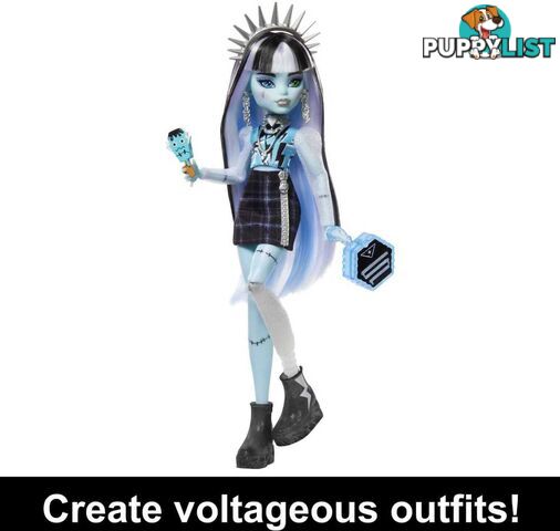 Monster High - Doll Frankie Stein Skulltimate Secrets: Fearidescent - Mahnf75 - 194735139224