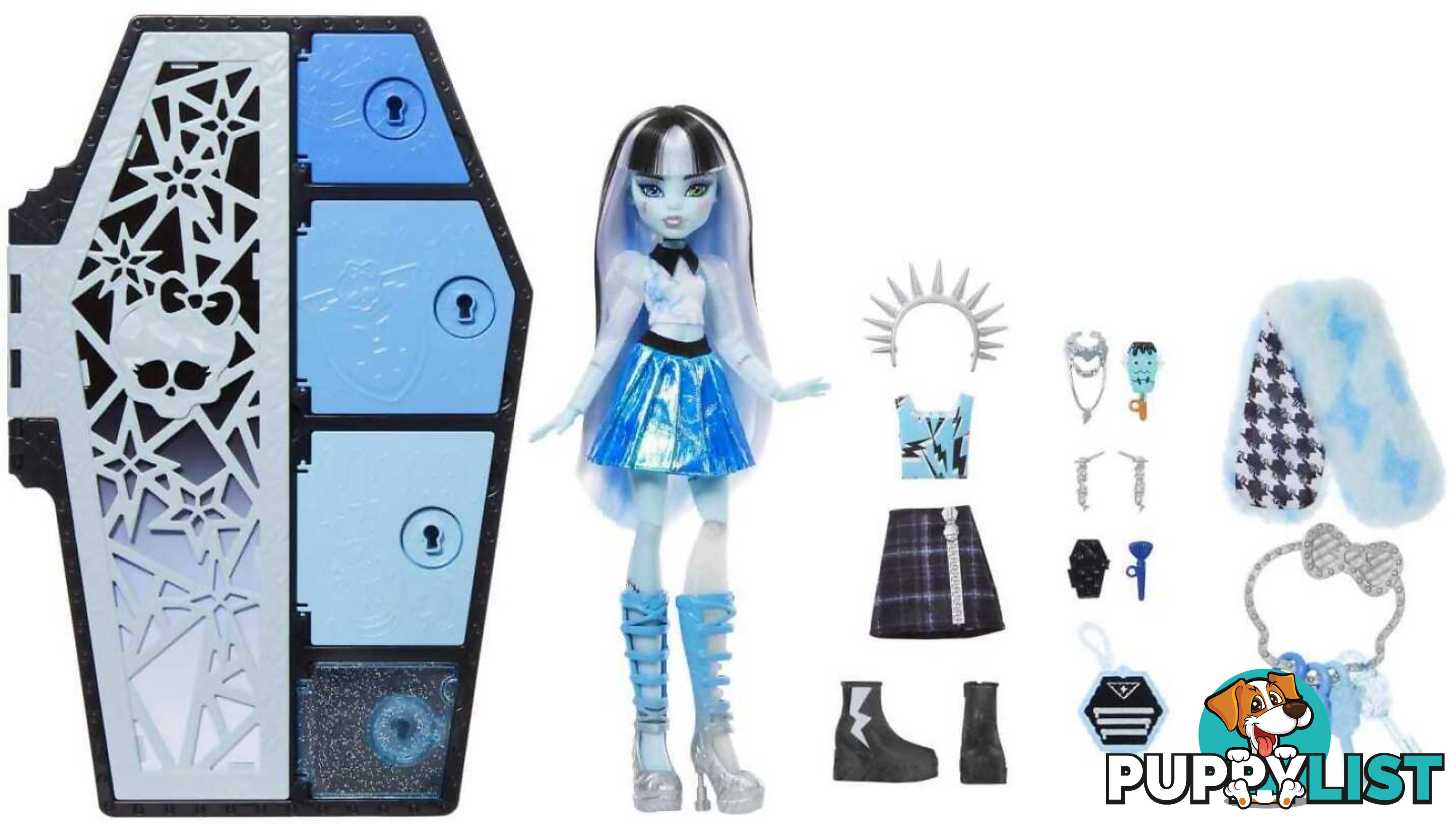 Monster High - Doll Frankie Stein Skulltimate Secrets: Fearidescent - Mahnf75 - 194735139224