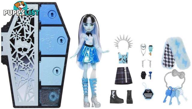 Monster High - Doll Frankie Stein Skulltimate Secrets: Fearidescent - Mahnf75 - 194735139224