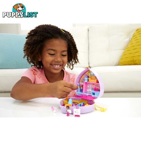 Polly Pocket - Art Studio Compact Starring Shaniâ„¢ Mattel - Mahgt15 - 194735057016