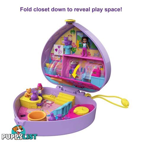 Polly Pocket - Art Studio Compact Starring Shaniâ„¢ Mattel - Mahgt15 - 194735057016