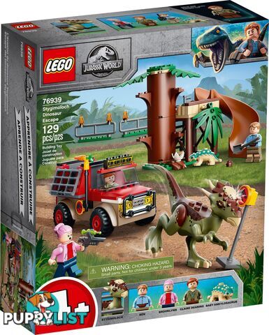 LEGO 76939 Stygimoloch Dinosaur Escape - Jurassic World 4+ - 5702017079721