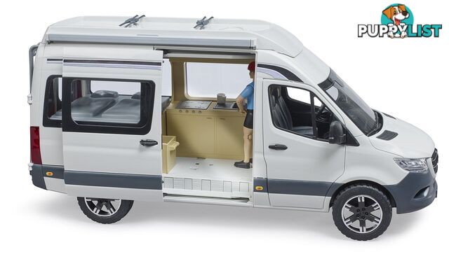 Bruder MB Sprinter Camper Van with Driver 1:16 - Zi24002672 - 4001702026721