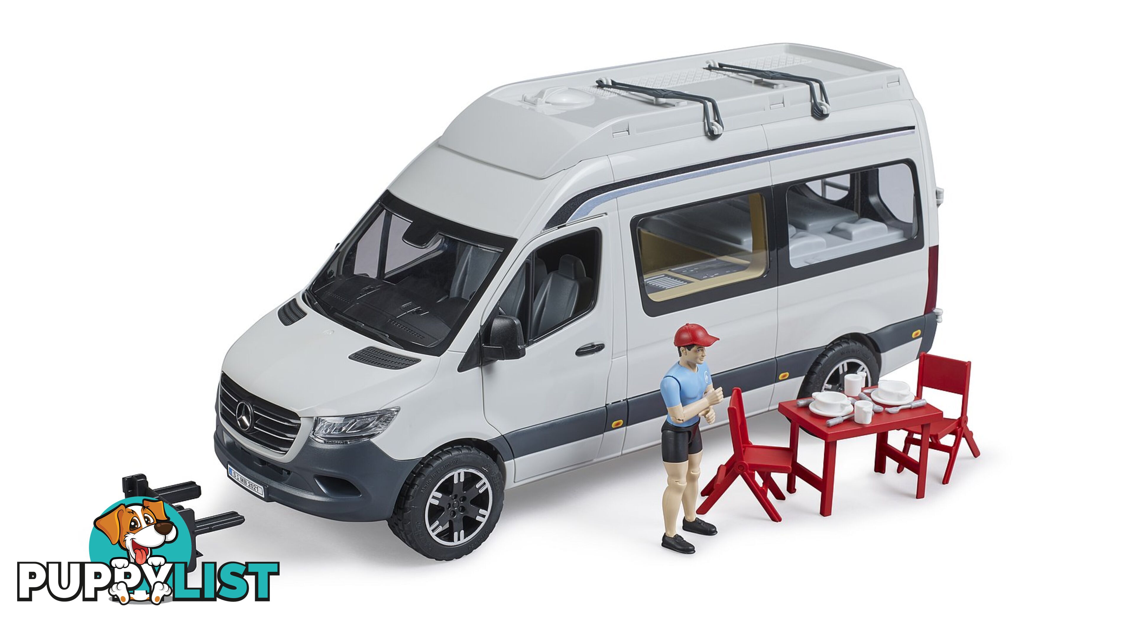 Bruder MB Sprinter Camper Van with Driver 1:16 - Zi24002672 - 4001702026721