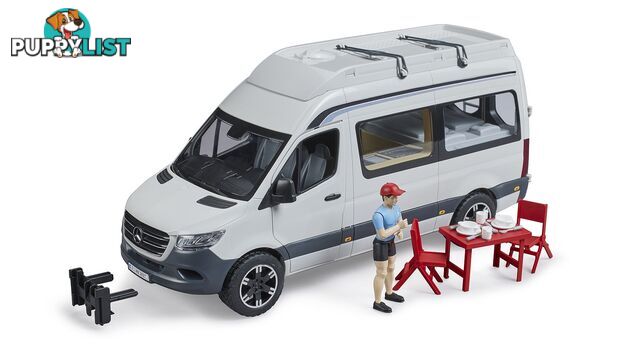 Bruder MB Sprinter Camper Van with Driver 1:16 - Zi24002672 - 4001702026721