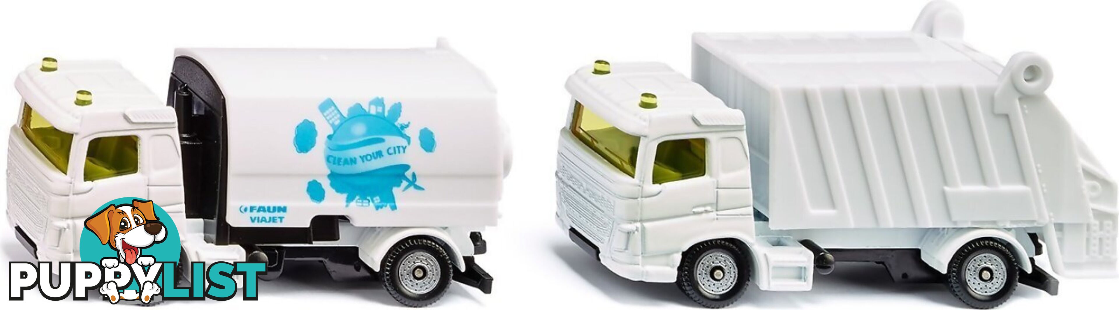 Siku - Municipal Set Road Sweeper & Garbage Truck - Mdsi1687 - 4006874016877