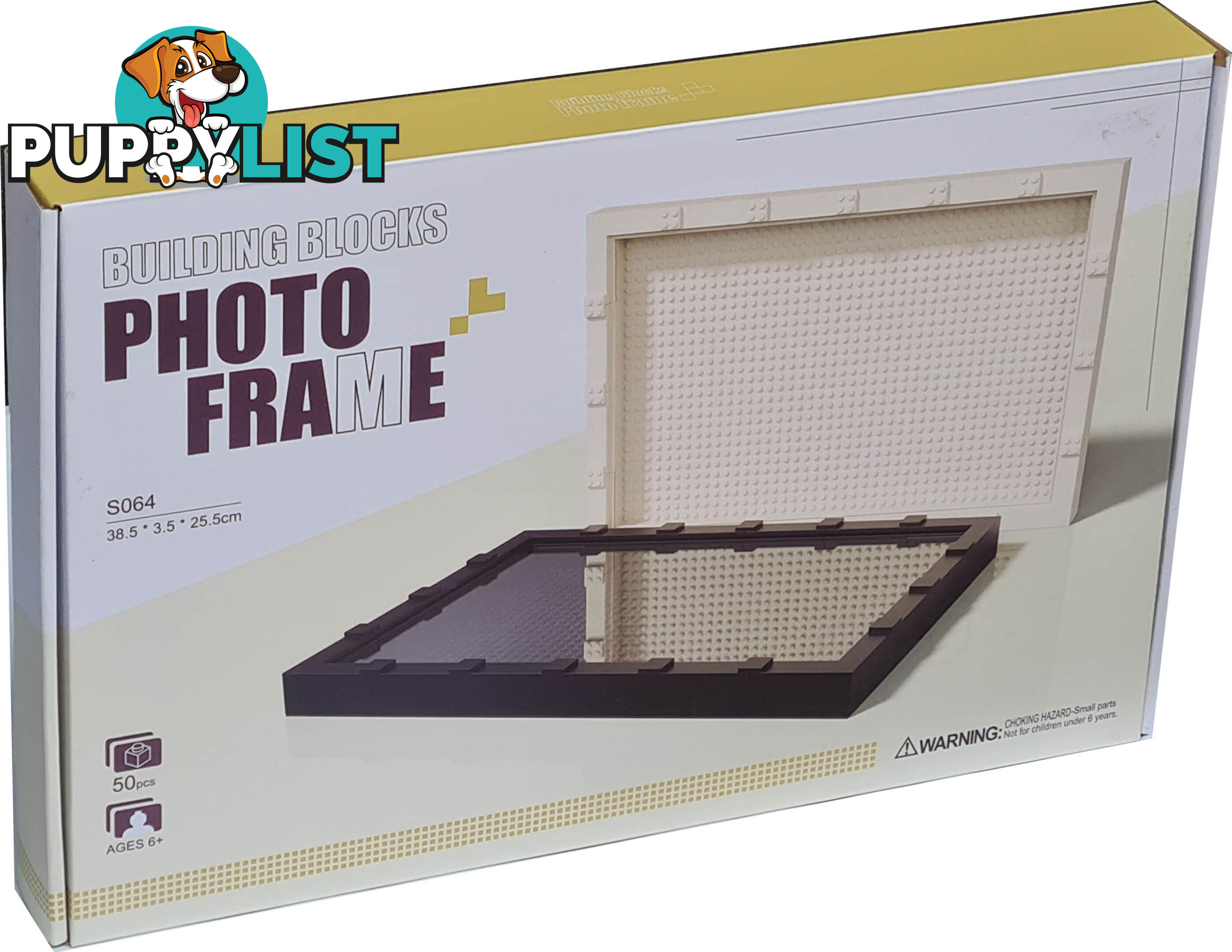 Building Blocks Photo Frame S064 - Cream White