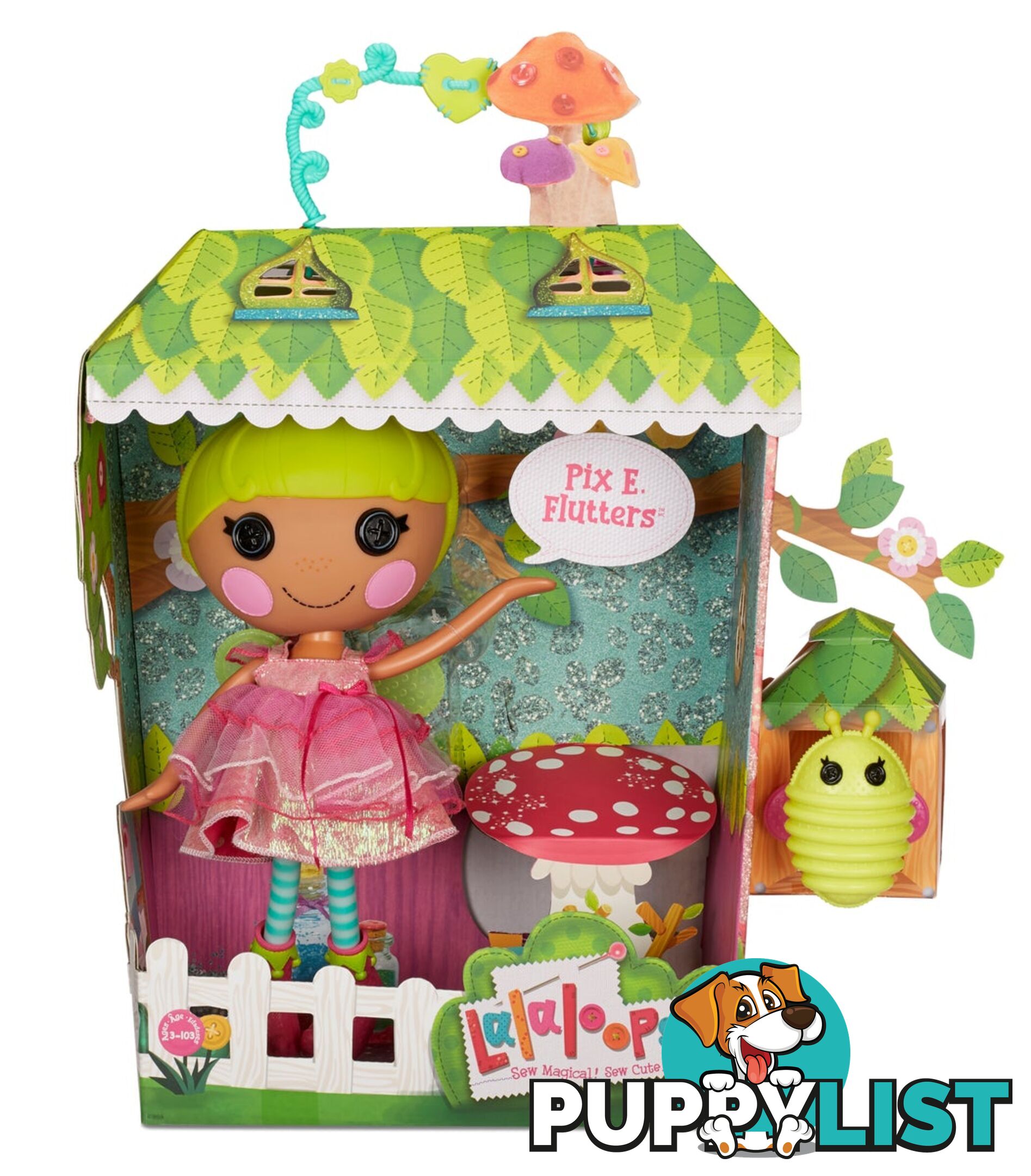 Lalaloopsy - Large Doll Pix E. Flutters Bj576815 - 035051576877