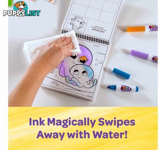 Crayola - Under The Sea Color & Erase Activity Pad With Markers - Bs811489 - 071662114893