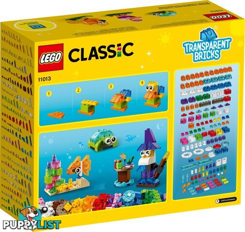 LEGO 11013 Creative Transparent Bricks - Classic - 5702016888720