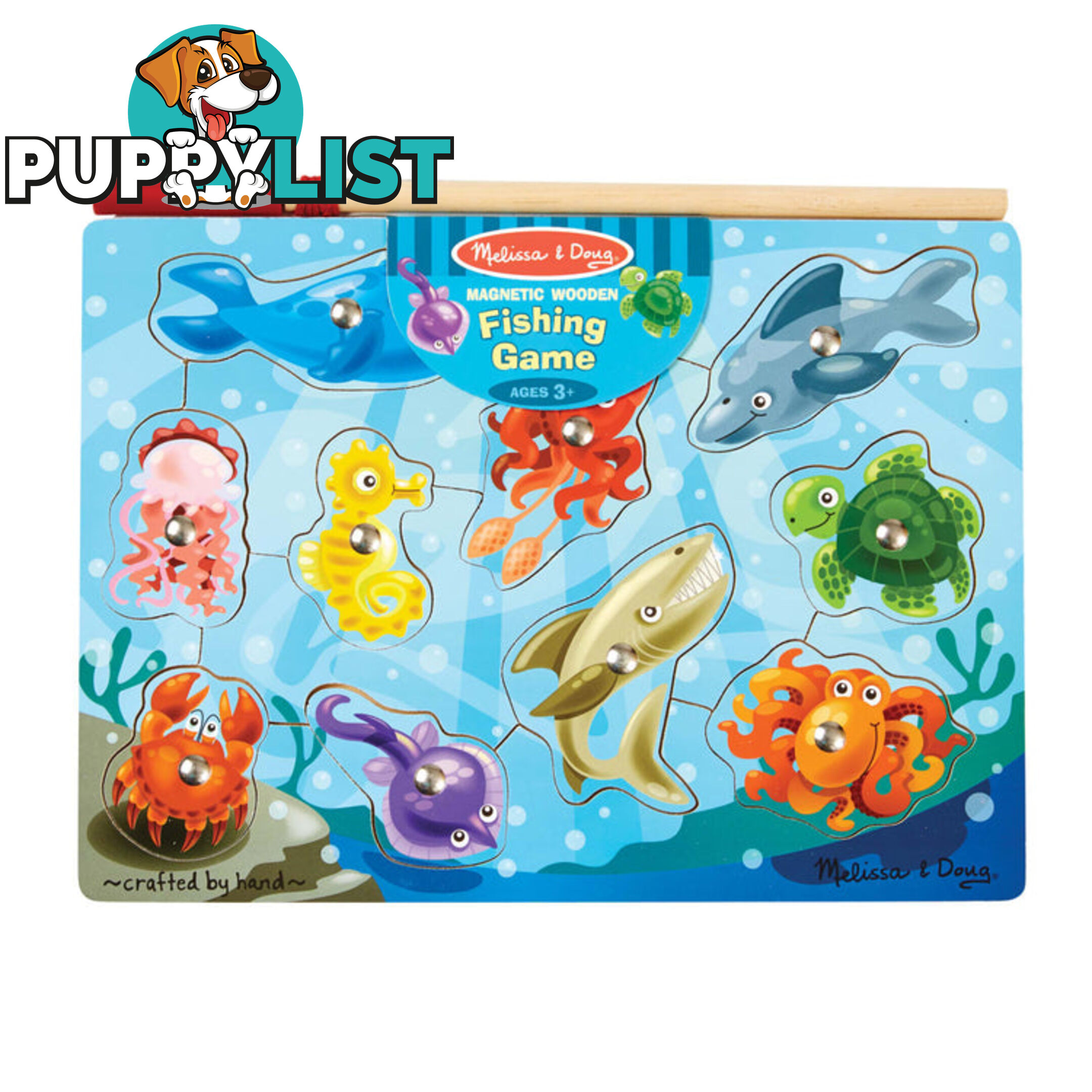 Melissa & Doug - Fishing Magnetic Puzzle Game - Mdmnd3778 - 000772037785