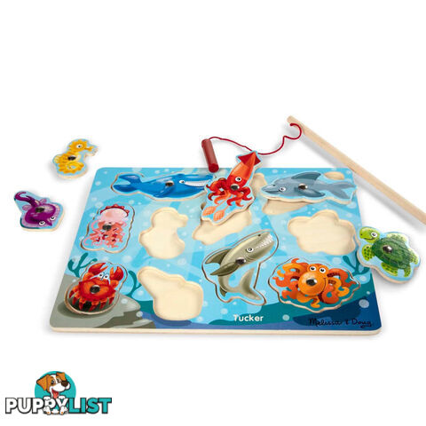 Melissa & Doug - Fishing Magnetic Puzzle Game - Mdmnd3778 - 000772037785