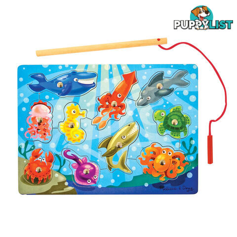 Melissa & Doug - Fishing Magnetic Puzzle Game - Mdmnd3778 - 000772037785