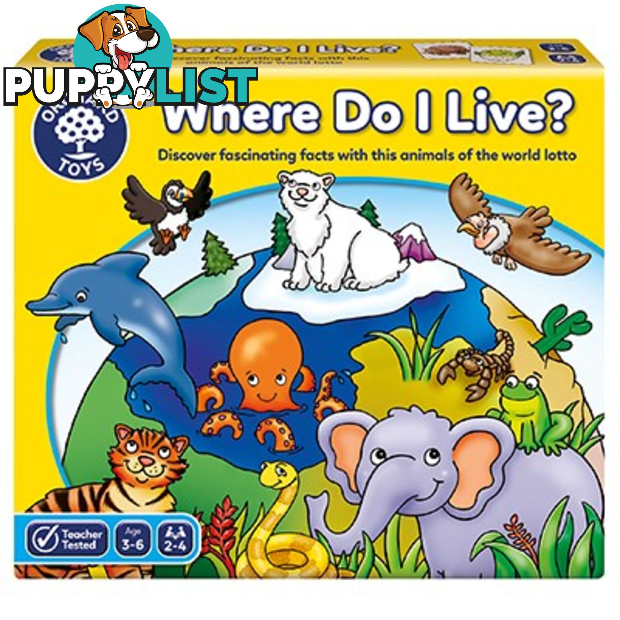 Orchard Toys -where Do I Live Game - Mdoc69 - 5011863101549