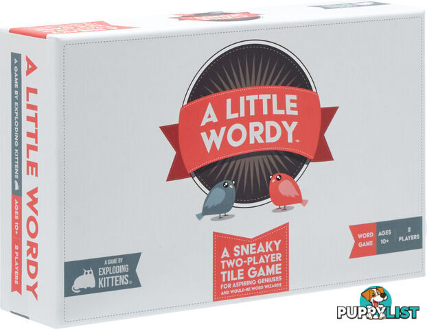 Exploding Kittens A Little Wordy Tile Game - Vr85213100642 - 852131006426