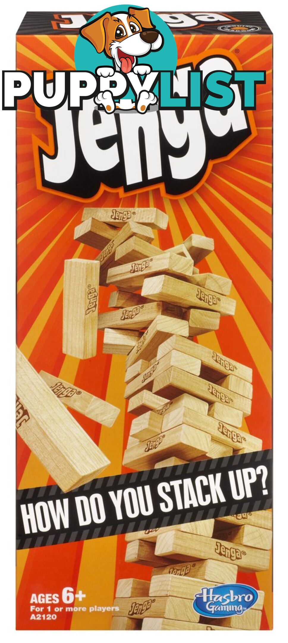 Jenga Classic Block-stacking Game Hba2120e180 - 653569825586