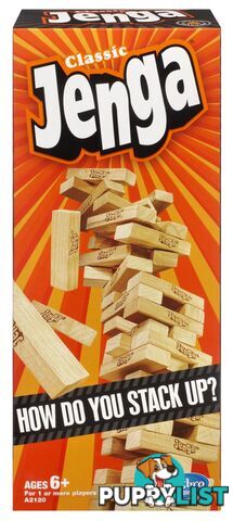 Jenga Classic Block-stacking Game Hba2120e180 - 653569825586