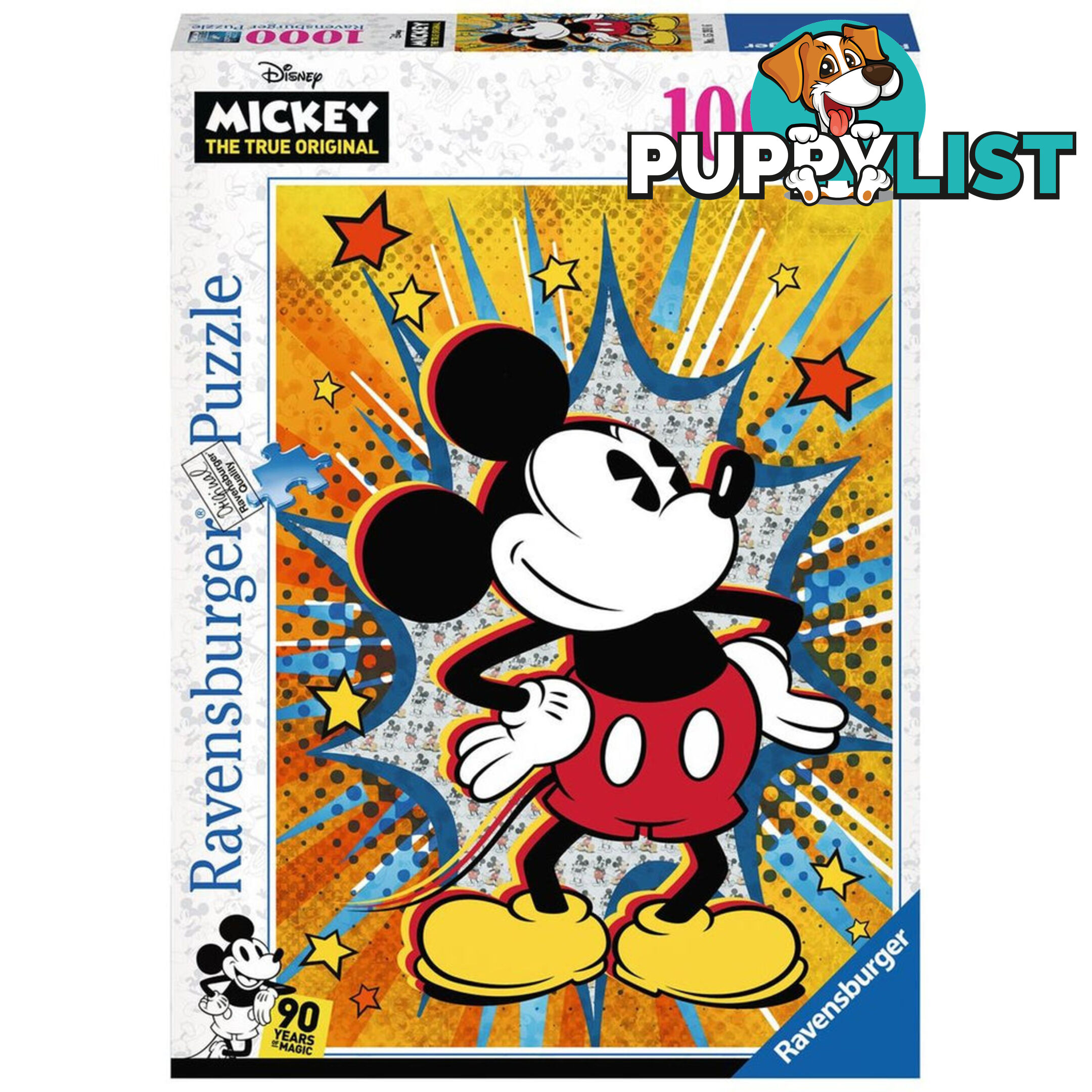 Ravensburger - Disney Retro Mickey Mouse Jigsaw Puzzle 1000 Pieces - Mdrb15391 - 4005556153916