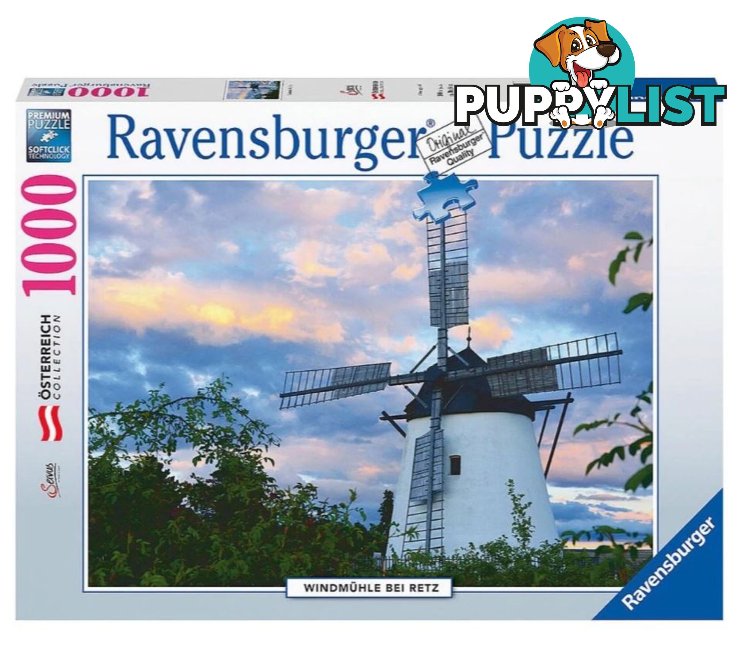 Ravensburger - Windmill Near Retz Jigsaw Puzzle 1000 Pieces - Mdrb17175 - 4005556171750