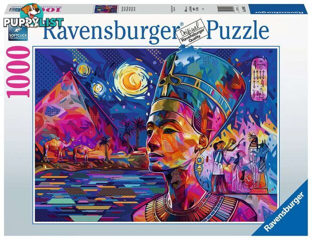 Ravensburger - Nefertiti On The Nile Jigsaw Puzzle 1000 Pieces - Mdrb16946 - 4005556169467