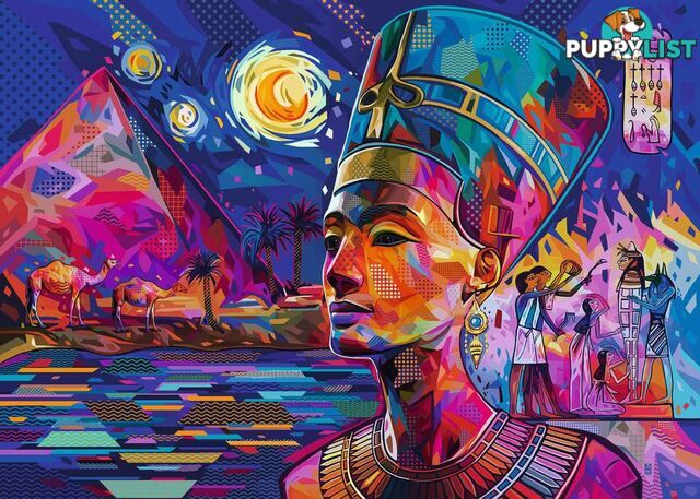 Ravensburger - Nefertiti On The Nile Jigsaw Puzzle 1000 Pieces - Mdrb16946 - 4005556169467