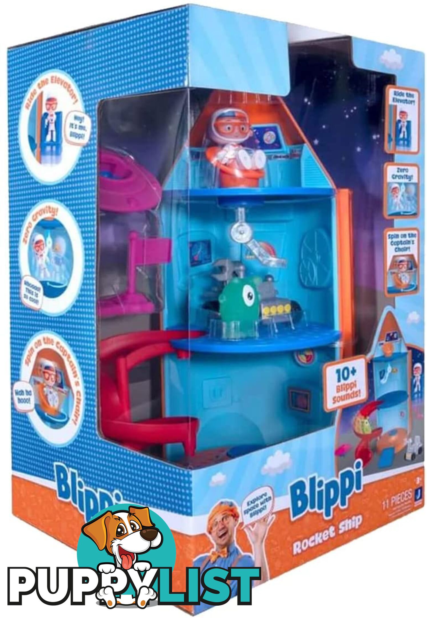 Blippi Rocket Ship Playset Cjblpo140 - 191726399872