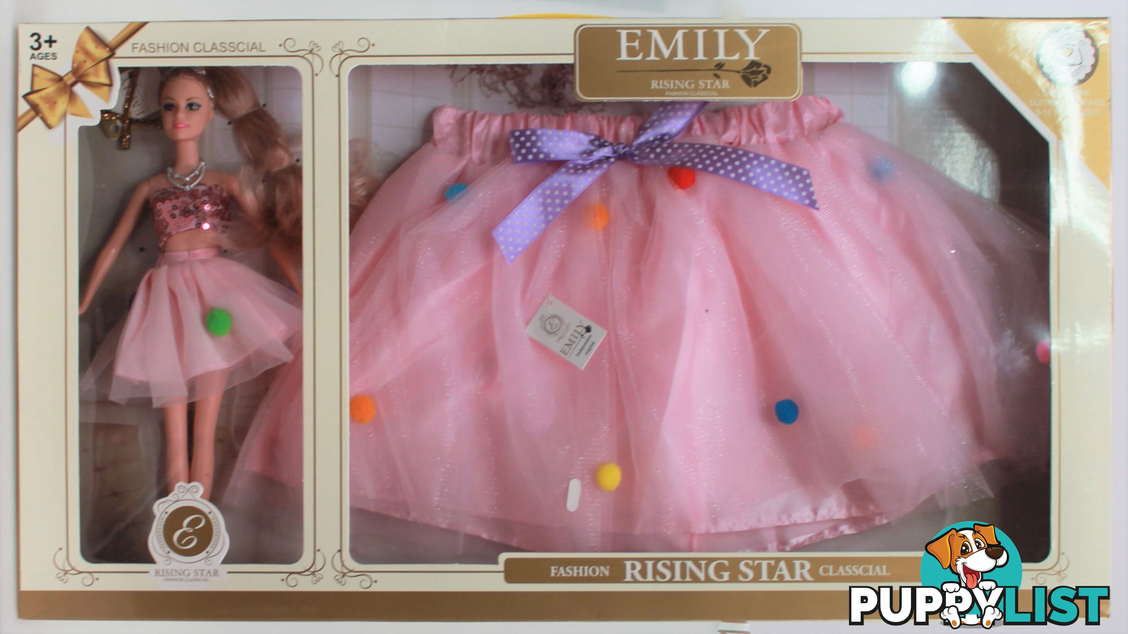 Emily Doll With Girls Tutu - Rd244m - 9314179022444