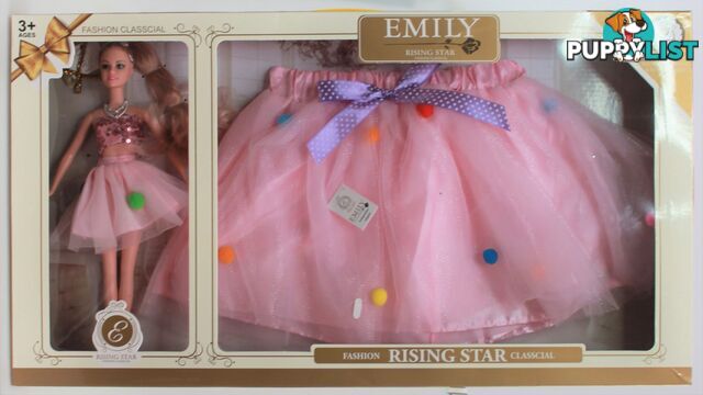 Emily Doll With Girls Tutu - Rd244m - 9314179022444