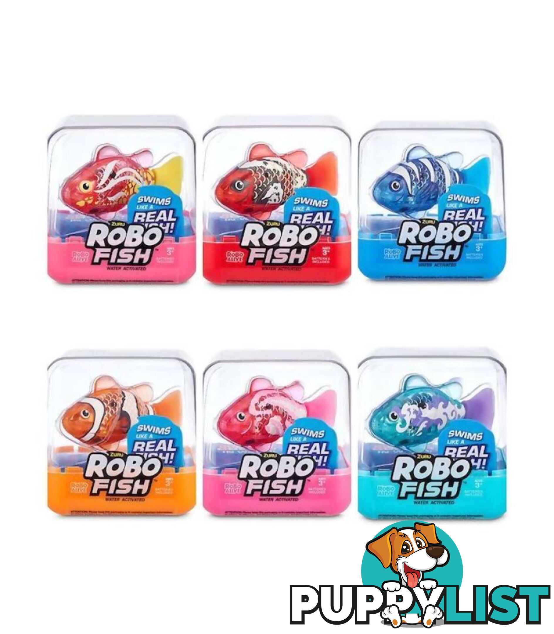 Zuru - Robo Fish S3 Assorted Styles (Chosen At Random Each Sold Separately) - Azazt7191uq1 - 193052043764