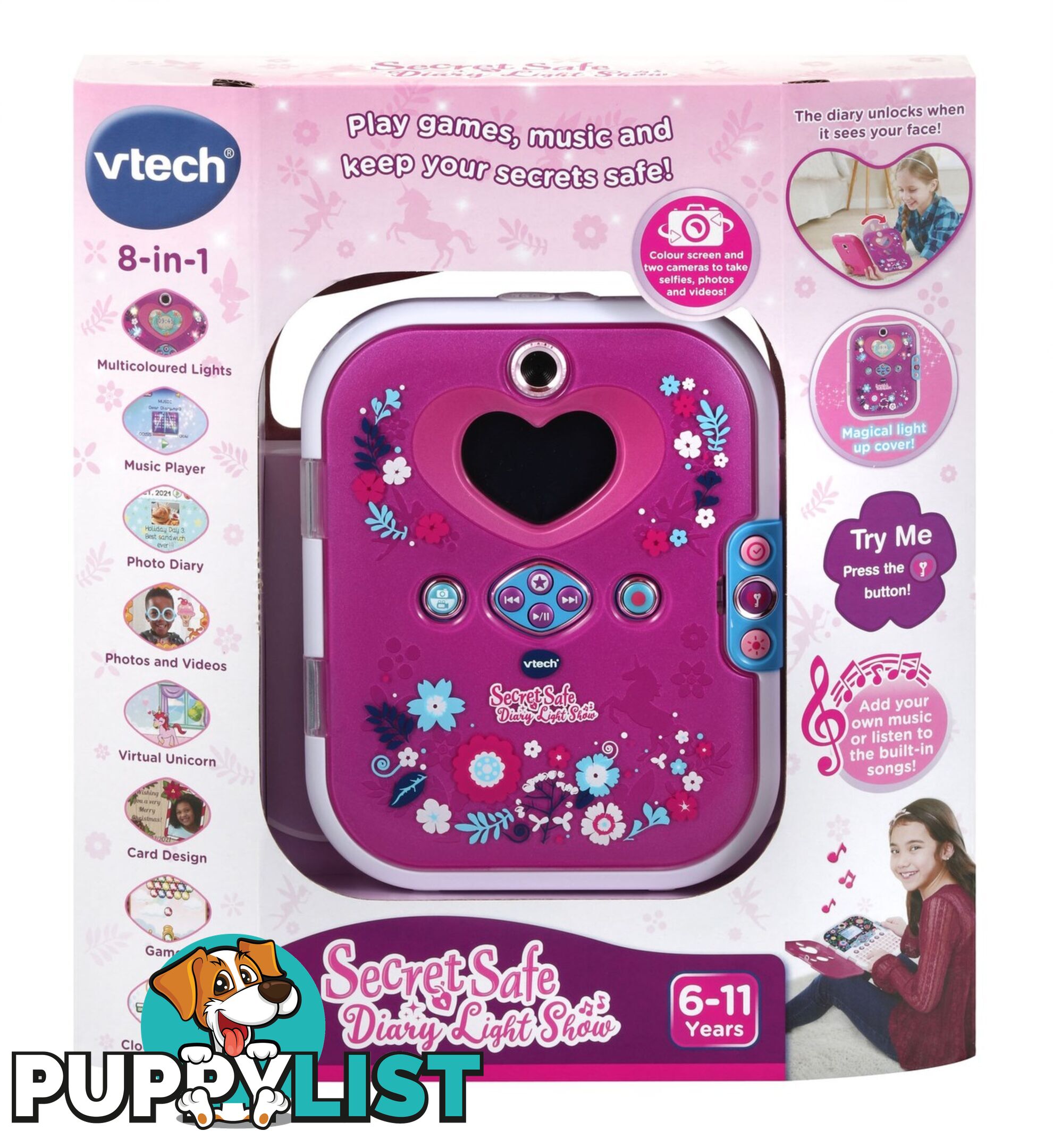 Vtech - Secret Safe Diary Light - Tn80541903004 - 3417765419034