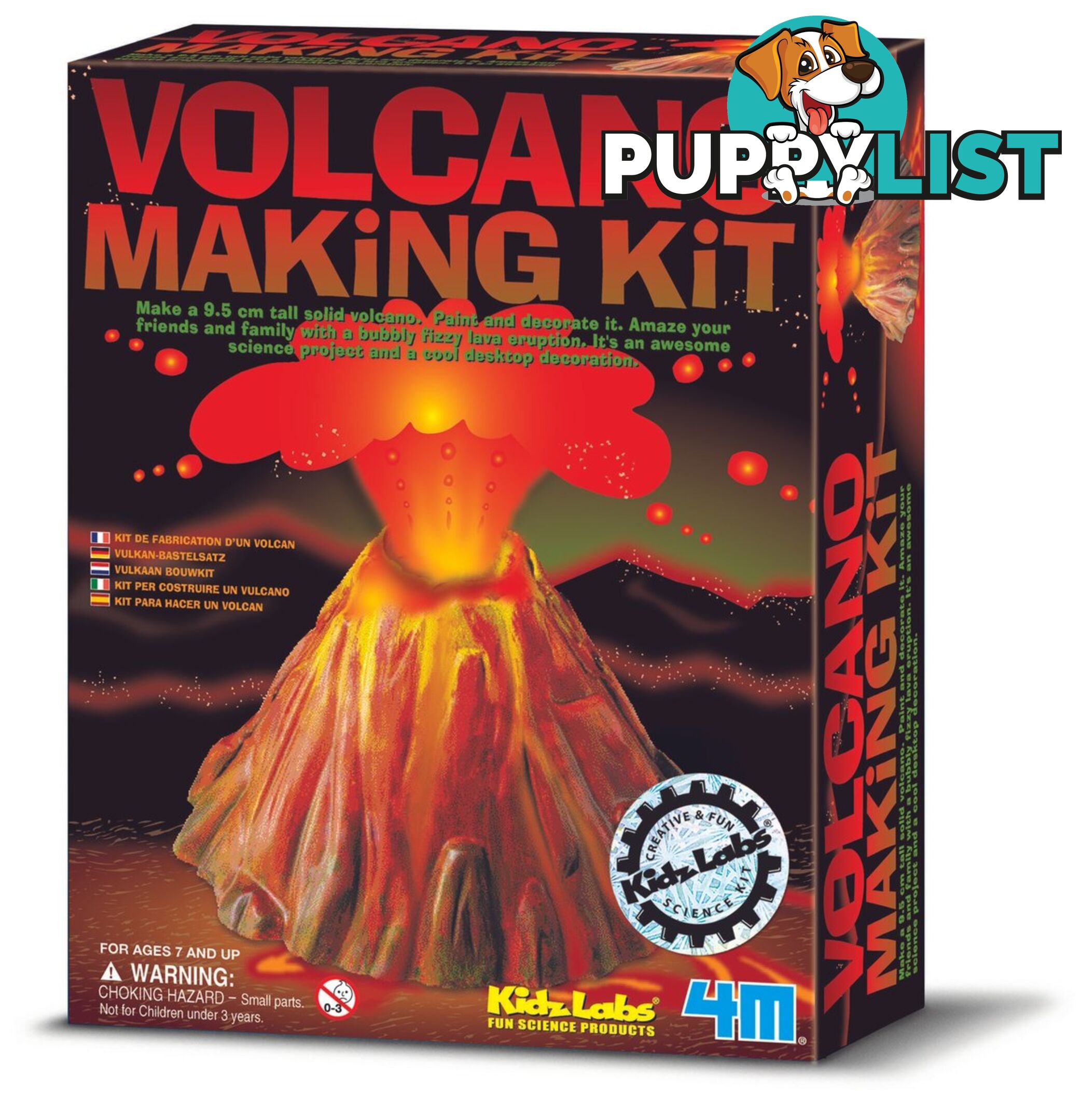 4m - Kidzlabs Volcano Making Kit Jpfsg3230 - 4893156032300