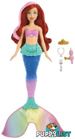 Disney Princess - Ariel Swimming Mermaid Doll - Mattel - Mahpd43 - 194735156306