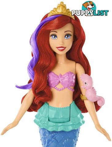 Disney Princess - Ariel Swimming Mermaid Doll - Mattel - Mahpd43 - 194735156306