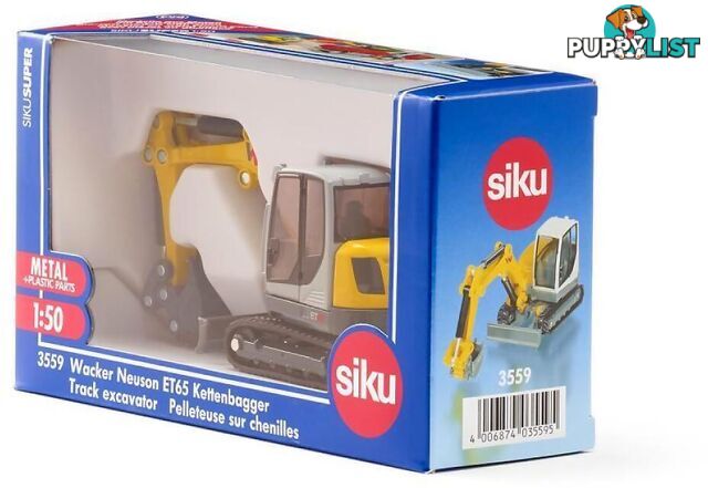 Siku - 1:50 Wacker Neuson Et65 Track Excavator - Mdsi3559 - 4006874035595