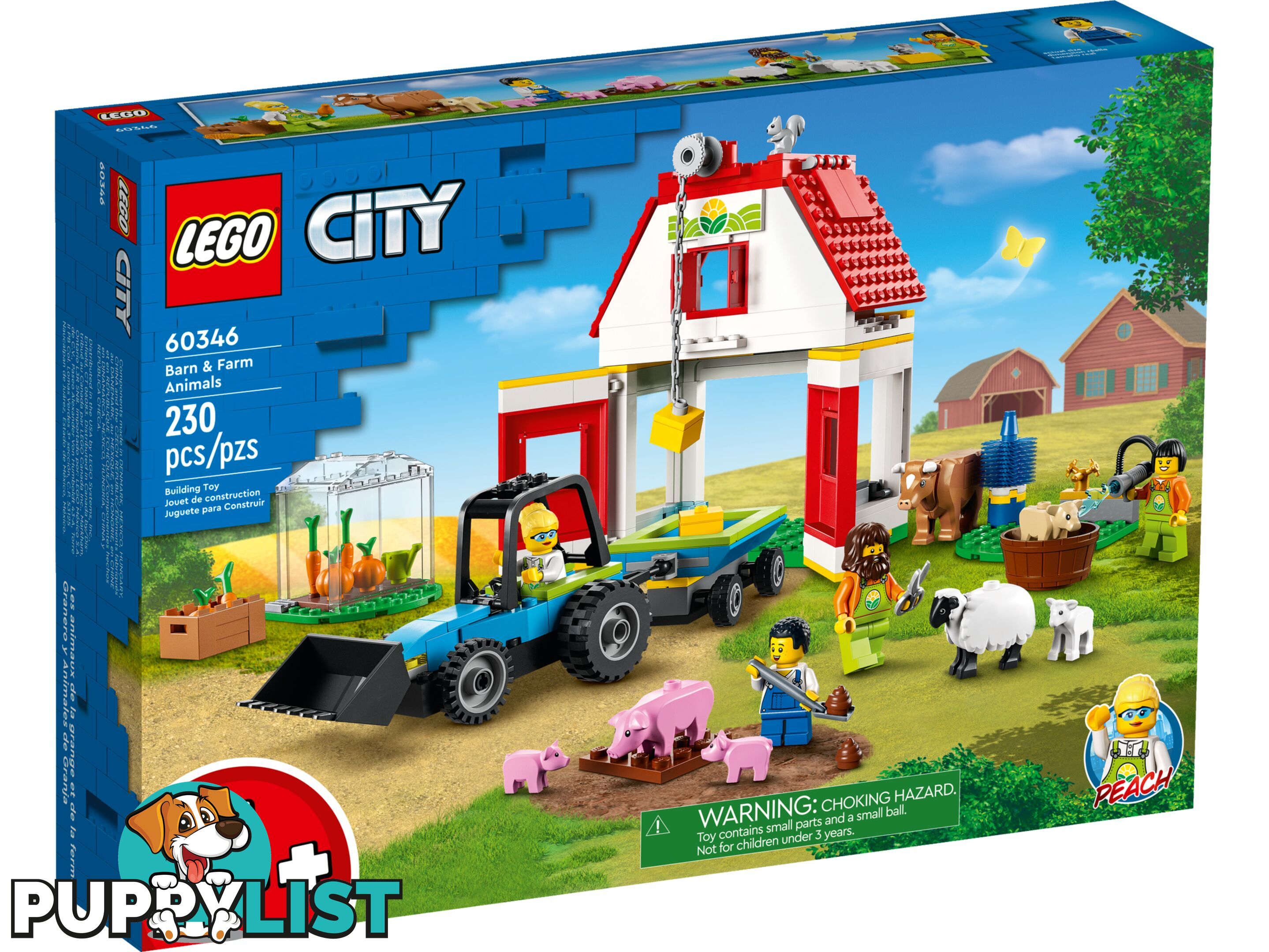 LEGO 60346 Barn & Farm Animals - City Farm 4+ - 5702017161723