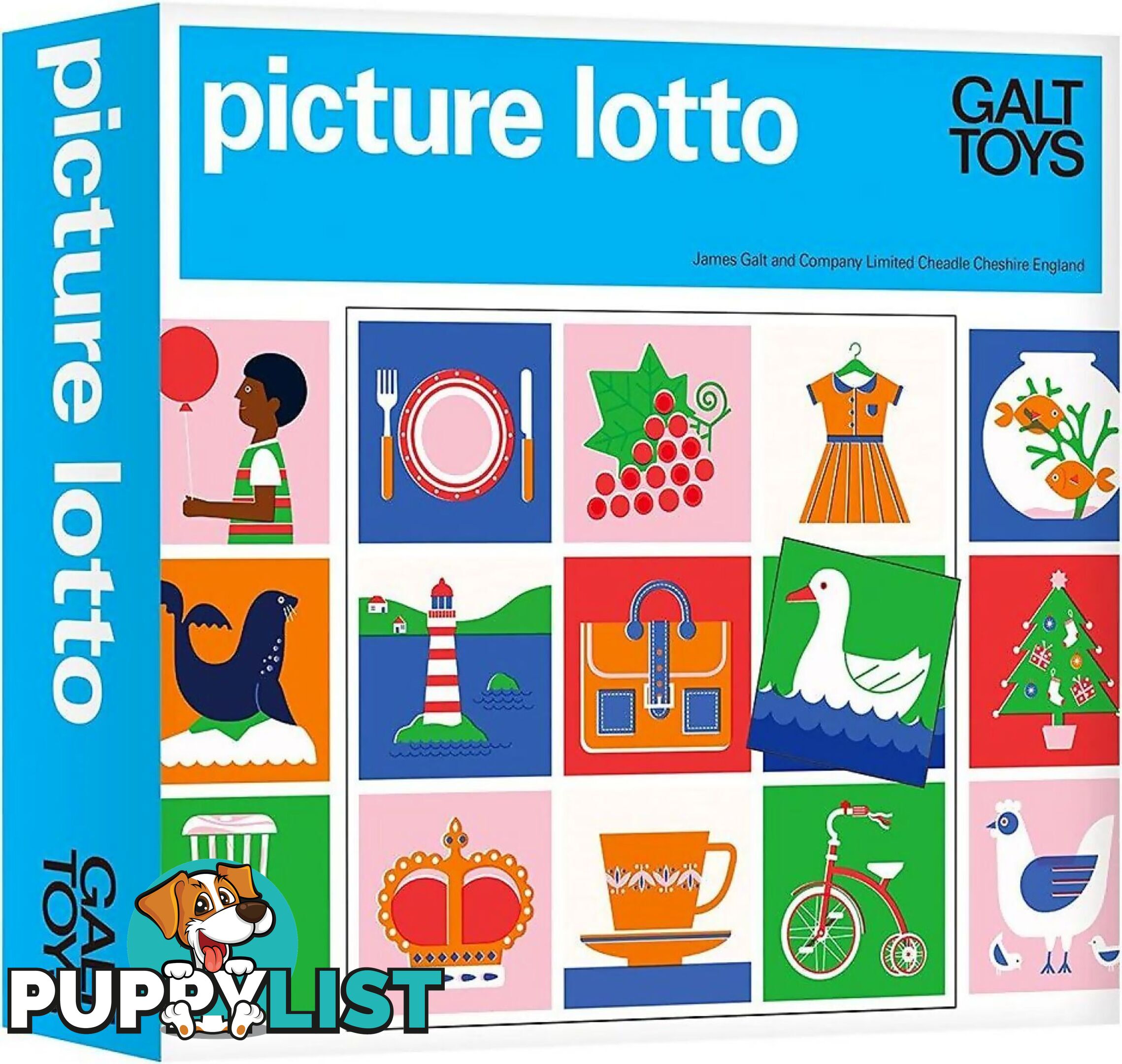 Galt - Lotto Picture Card & Board Game - Mdgn5398 - 5011979615565