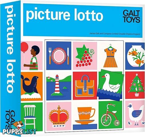 Galt - Lotto Picture Card & Board Game - Mdgn5398 - 5011979615565