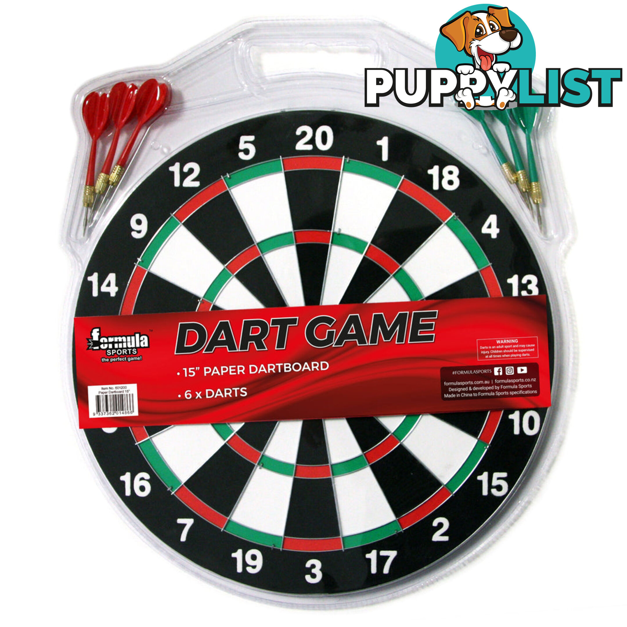 Formula Sports Family Dart Game - Fr601200 - 9337362014866