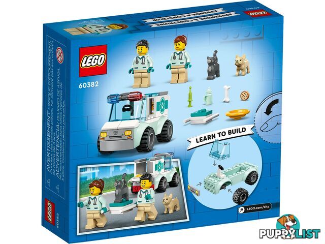 LEGO 60382 Vet Van Rescue - City 4+ - 5702017399812