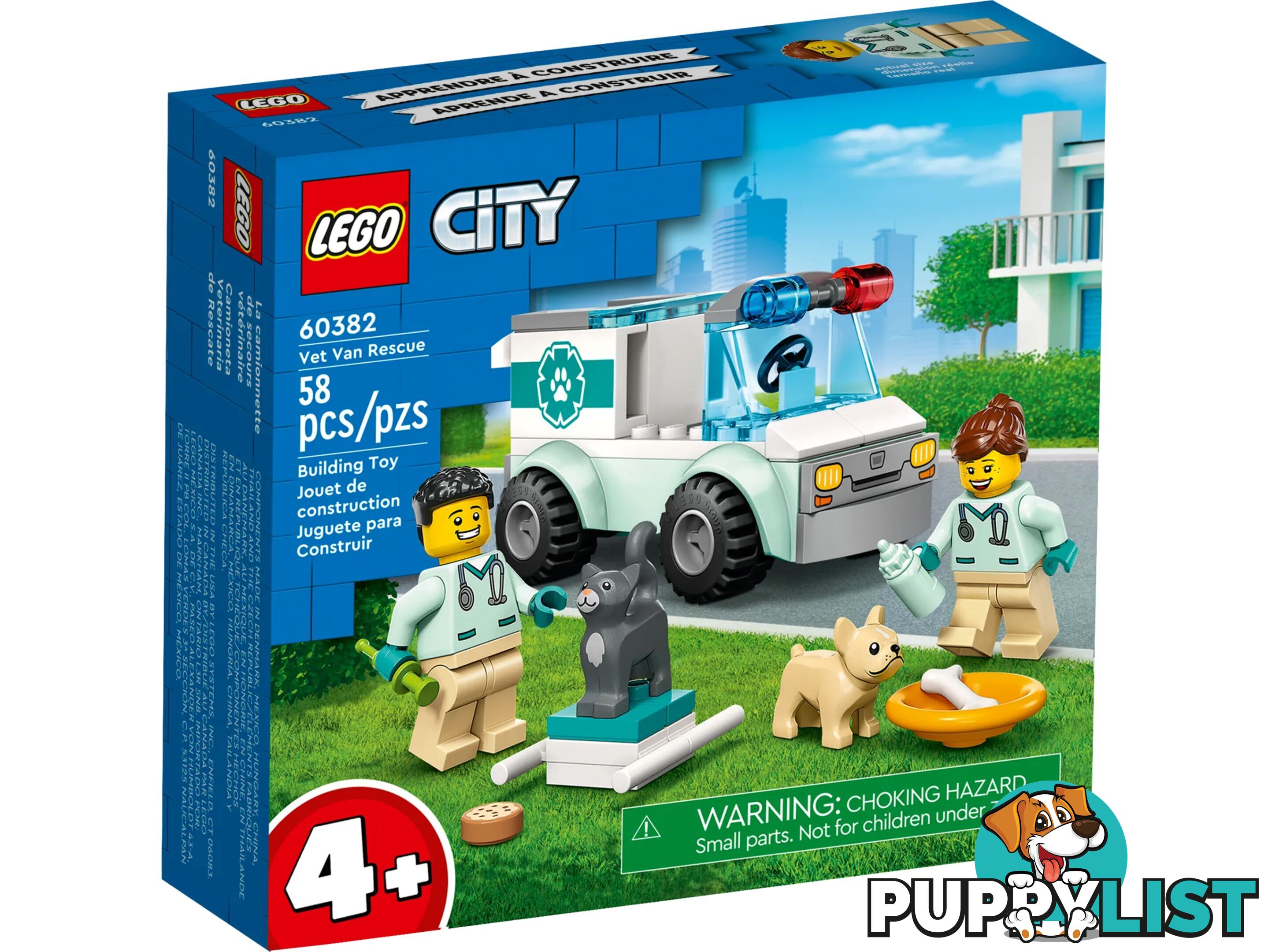 LEGO 60382 Vet Van Rescue - City 4+ - 5702017399812