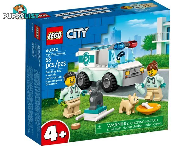 LEGO 60382 Vet Van Rescue - City 4+ - 5702017399812