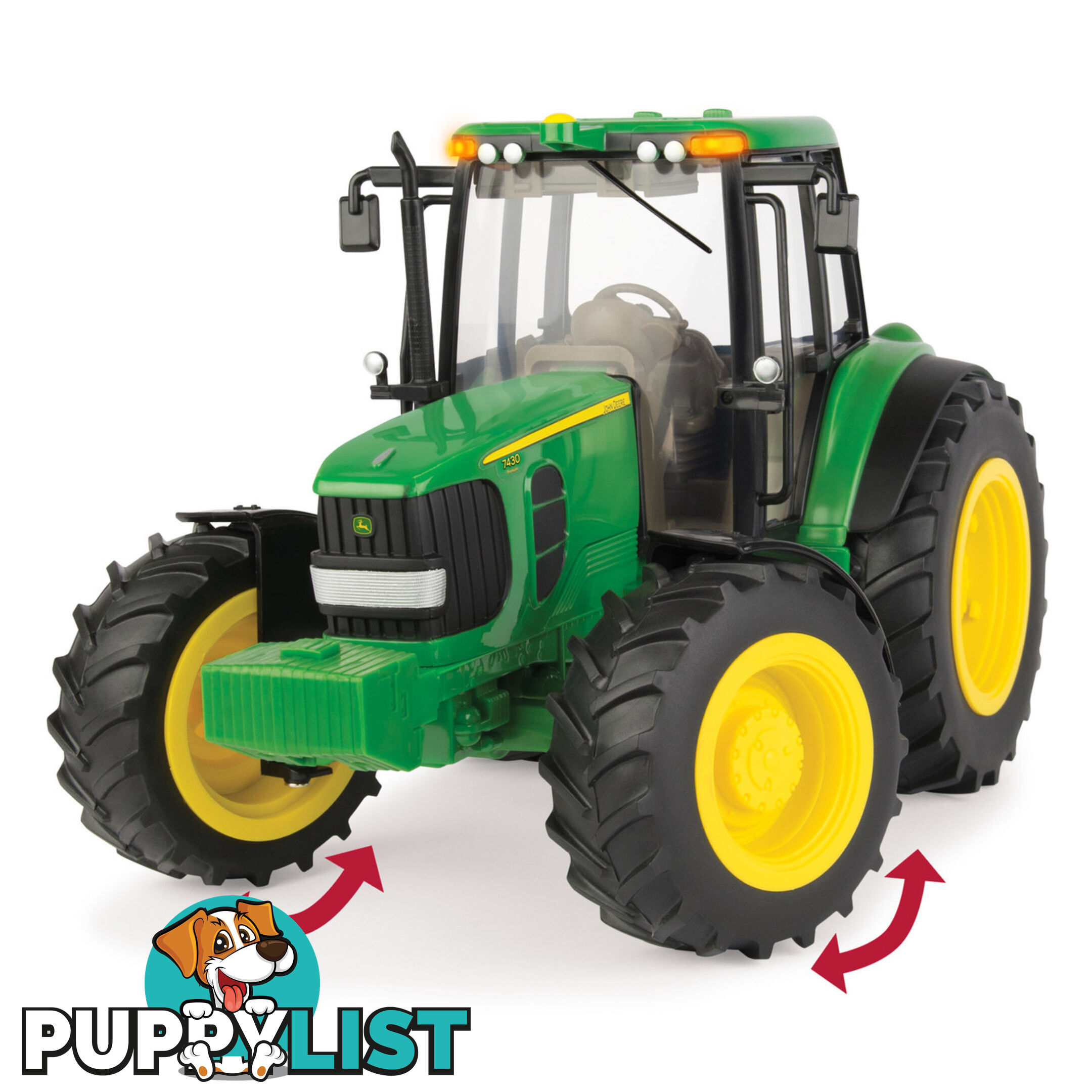 John Deere - Tomy 1:16 Big Farm 7430 Tractor with Gravity Wagon - Lc47245 - 036881472452