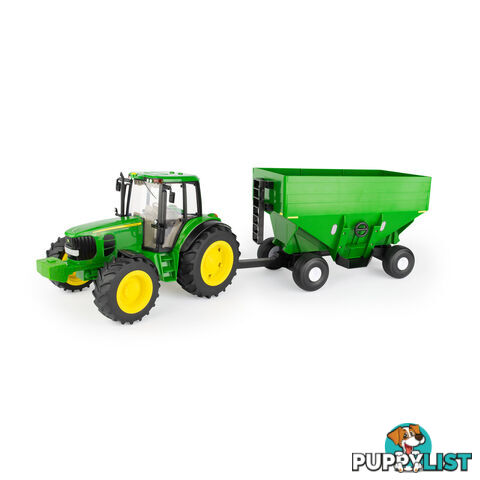 John Deere - Tomy 1:16 Big Farm 7430 Tractor with Gravity Wagon - Lc47245 - 036881472452