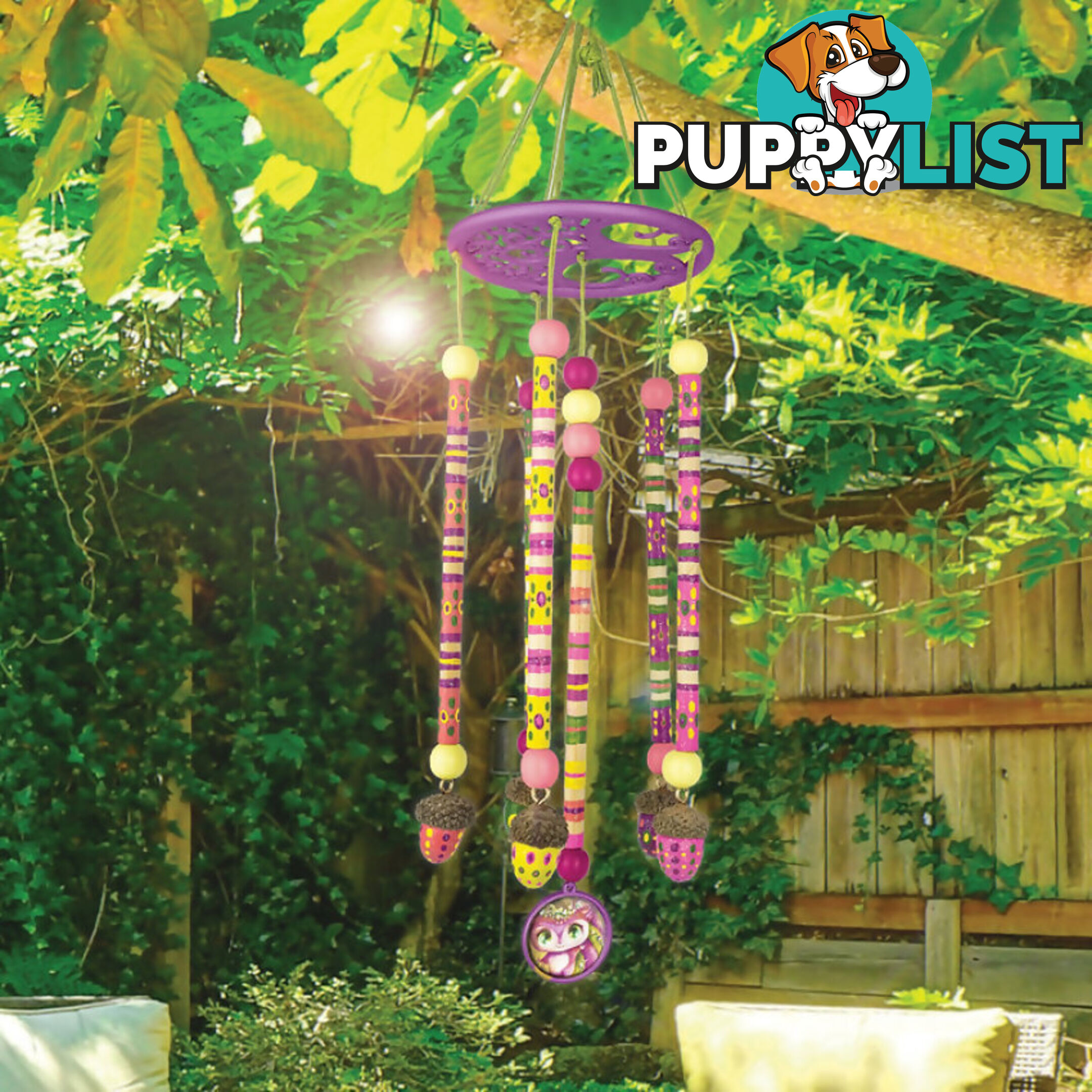 Nebulous Stars - Bamboo Wind Chimes - Mdneb11127 - 694704111270