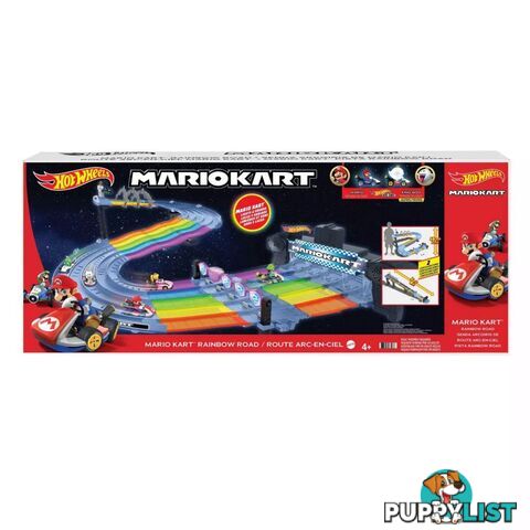 Hot Wheels® - Mario Kart Rainbow Road Course Playset Magxx41 - 887961964936